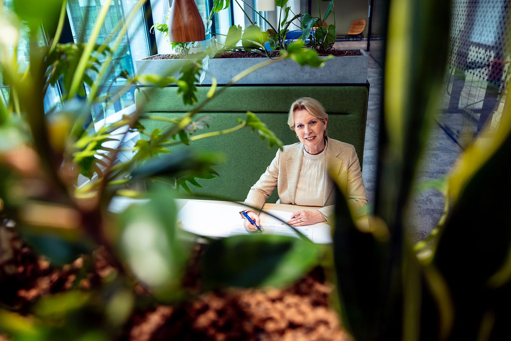 Parkmanager Klantentaal in gesprek met ondernemers op bedrijventerrein